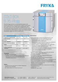 Cold Box B 35 //logg
