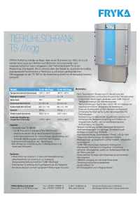 Tiefkühlschrank TS //logg