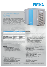 Underbench Freezer TUS //logg