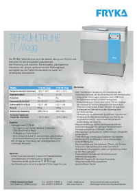 Tiefkühltruhe TT 90 //logg