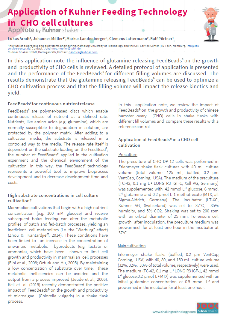 Kuhner – Kuhner AppNote: Application of Kuhner Feeding Technology in ...