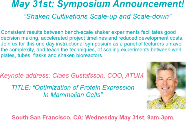 May 31st: Symposium Announcement!