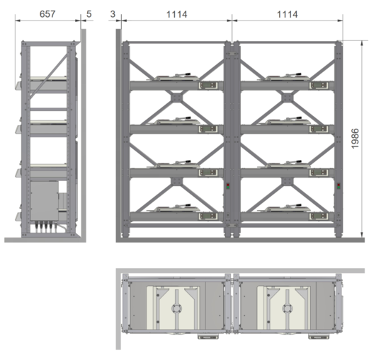 SBM/SS-X rack shaker