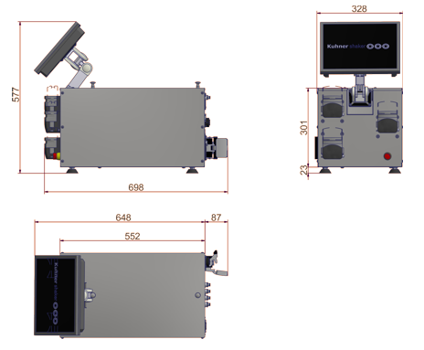 Massbild Steuermodul