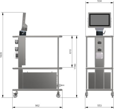 Massbild Steuermodul