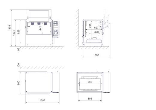 ISF1-Z Basic Beluga dimensions (in mm)
