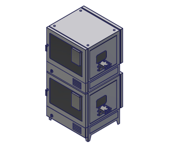 Massbild Doppelstapel