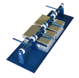 Halterung (Duetz) für 4 Deepwell Mikrotiterplatten (MTP)
