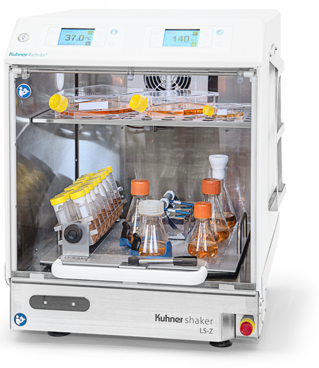 Kuhner Kelvin+ Incubateur agitateur de paillasse | Compact & fiable