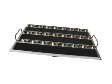 Tray for microtiter plates (springs)