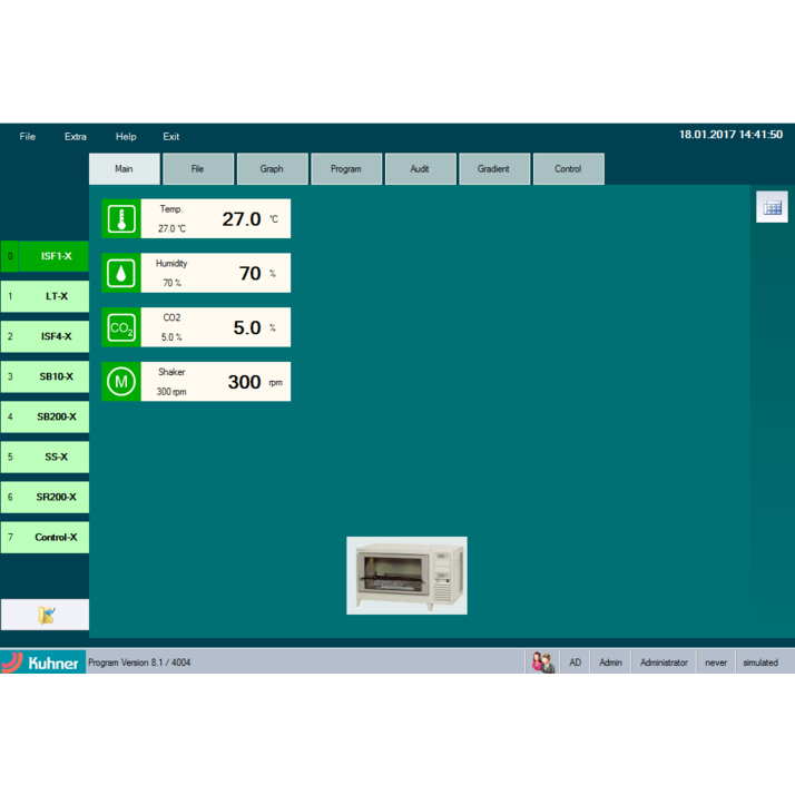 Kuhner Insight Software - Kuhner Shaker