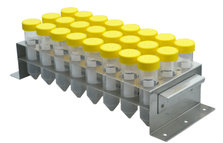 High capacity tube holders