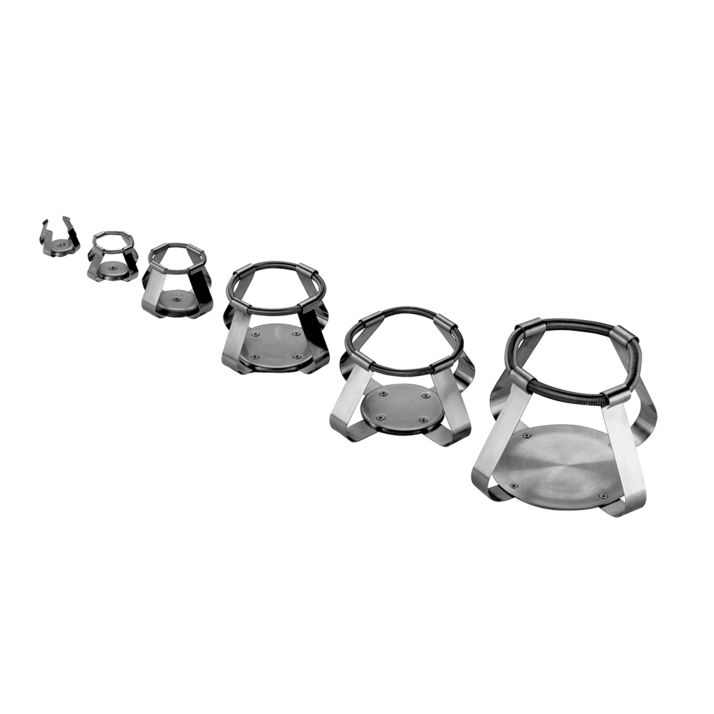 Clamps for Erlenmeyer flasks