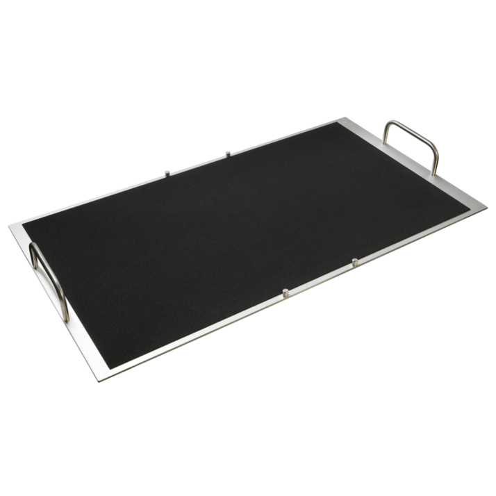 Trays with rubber mat