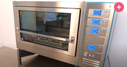 Kuhner shaker ISF1-Z EcoDew Edelstahl mit grauen MMIs